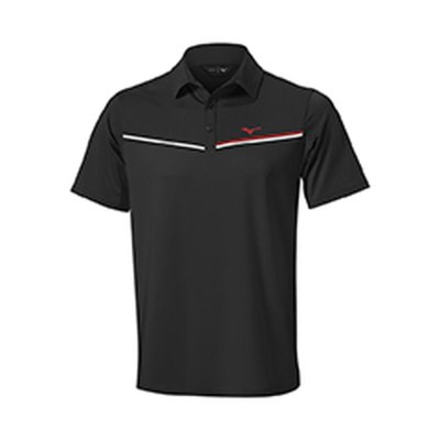 Camisa Polo Mizuno Elite Bloc Hombre - Negros - Chile M058GSJREX
